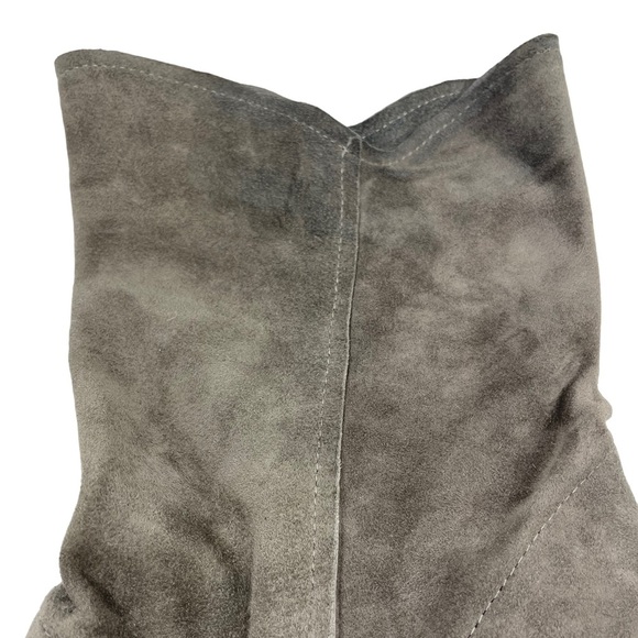 Donald Pliner Lora grey suede booties size 7.5 - Picture 4 of 14